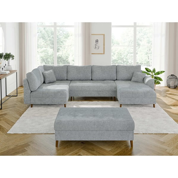 Gaiši pelēks kāju soliņš Ariella – Ropez-image-4