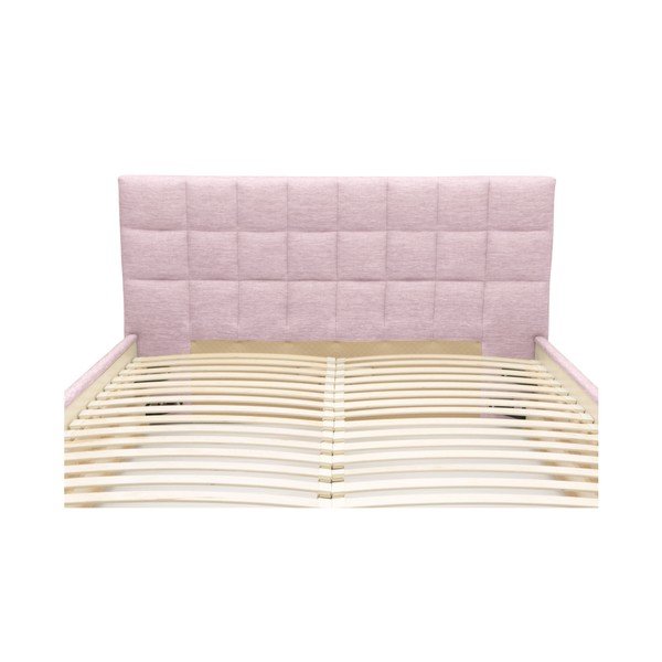 Gaiši rozā divguļamā gulta Mazzini Beds Dream, 140 x 200 cm-image-4