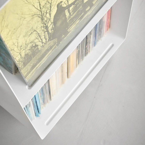 Balts metāla plaukts uz riteņiem 40x73x38 cm Tower – YAMAZAKI-image-3