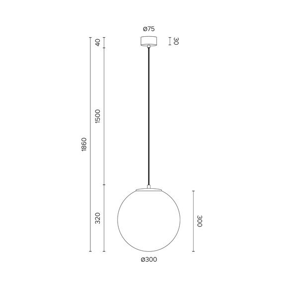 Matēti balta griestu lampa Sotto Luce Tsuki, ⌀ 30 cm-image-3