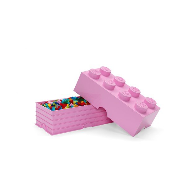 Gaiši rozā LEGO® glabāšanas kaste-image-1