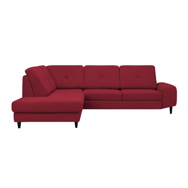 Sarkana stūra dīvāns gulta Windsor & Co Sofas, kreisais stūris Beta
