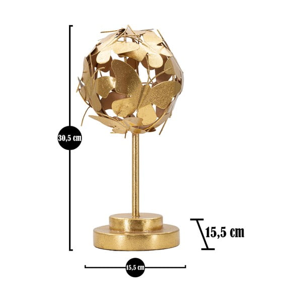 Metāla statuete zelta krāsā Mauro Ferretti Butterfly-image-2