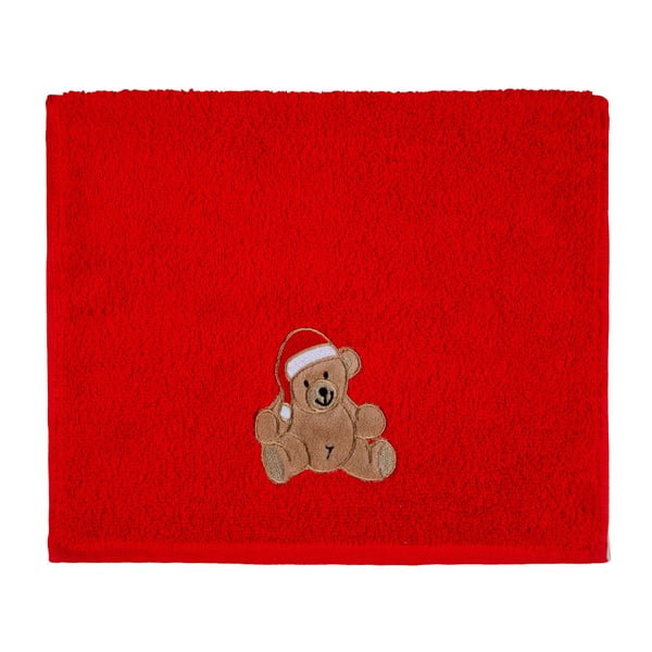 Dvieļu komplekts Christmas Teddy Red, 30 x 50 cm