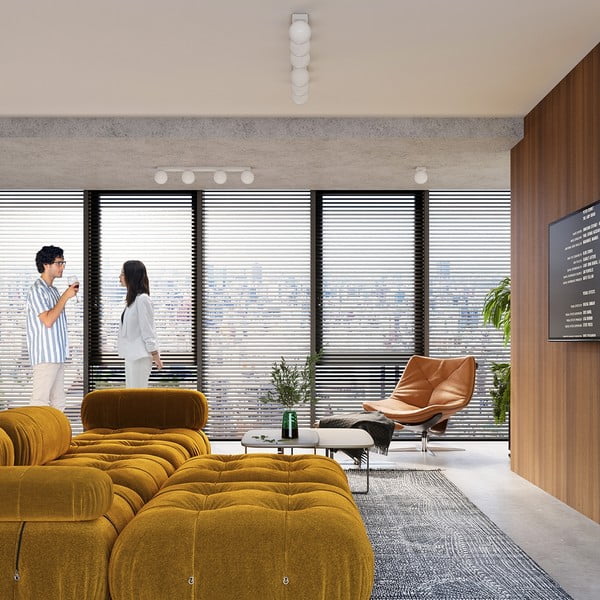 Balta griestu lampa ar stikla abažūru ø 12 cm Umerta – Sollux-image-4