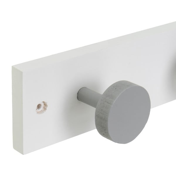 Balts/pelēks priedes masīvkoka sienas pakaramais 40 cm Anillos – Casa Selección-image-1