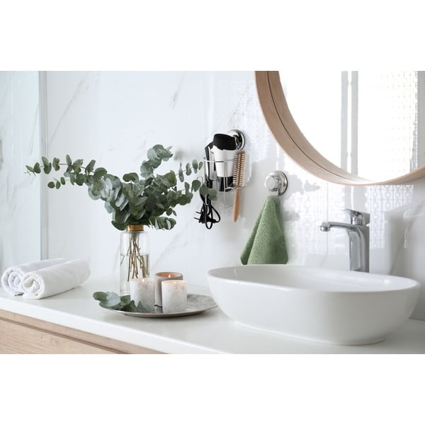 Metāla pašturošs fēna turētājs Bestlock Bath – Compactor-image-3