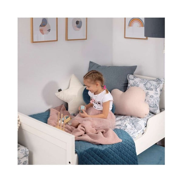 Stepēts bērnu gultas pārklājs 160x100 cm Posh Velvet – Yellow Tipi-image-3