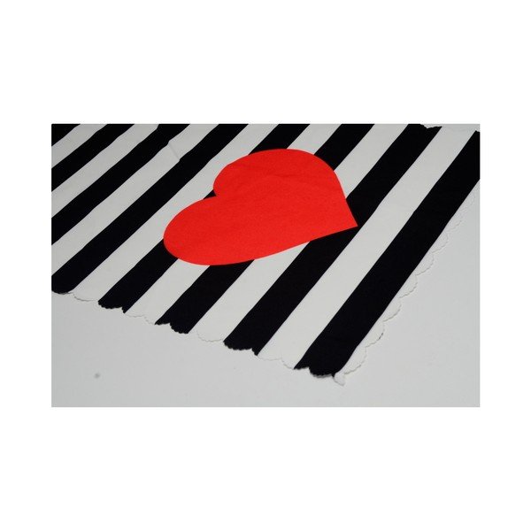 Galda celiņš 45x140 cm Black Stripes – Minimalist Cushion Covers-image-1