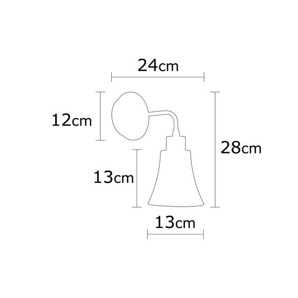 Zelta krāsas sienas lampa Foca – Opviq lights-image-3