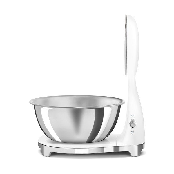 Balta plastmasa digitālie virtuves svari – SMEG-image-2