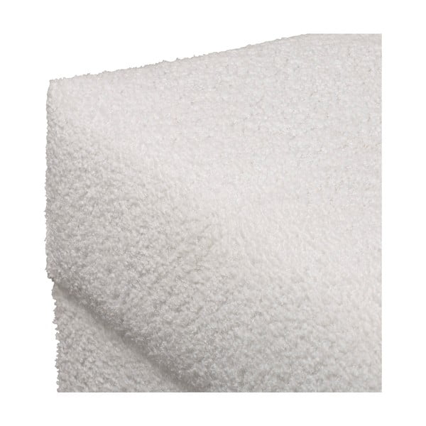 Balts pufs no buklē auduma Ariella – Ropez-image-4