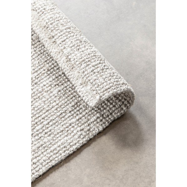 Gaiši pelēks divpusējs/ar rokām darināts džutas celiņa paklājs 80x200 cm Bouclé Jaipur – Hanse Home-image-3