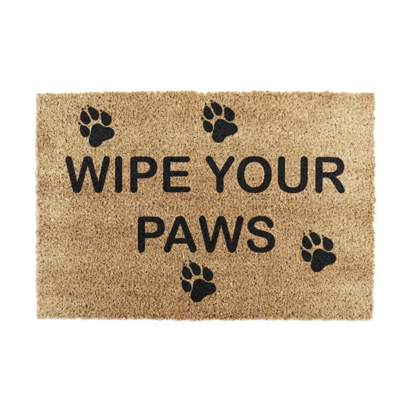 Kokosšķiedras kājslauķis 40x60 cm Wipe Your Paws – Artsy Doormats