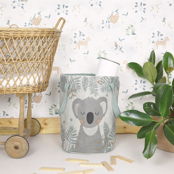 Uzglabāšanas grozs no auduma Nattiot Olsen, ø 30 cm-image-2