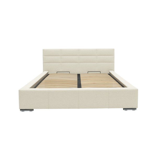 Bēšs divguļamā gulta Mazzini Beds Reve, 160 x 200 cm-image-1