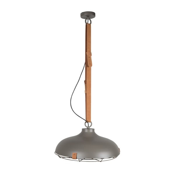Pelēka griestu lampa Zuiver Dek, ⌀ 51 cm