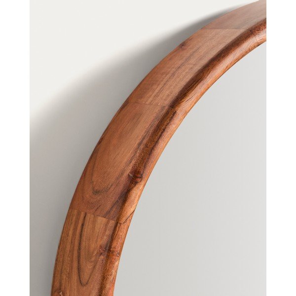 Sienas spogulis ar masīvkoka rāmi ø 49,5 cm Berale – Kave Home-image-3