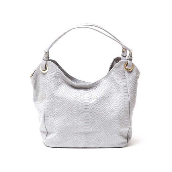 Ādas rokassoma Isabella Rhea 8006 Grigio