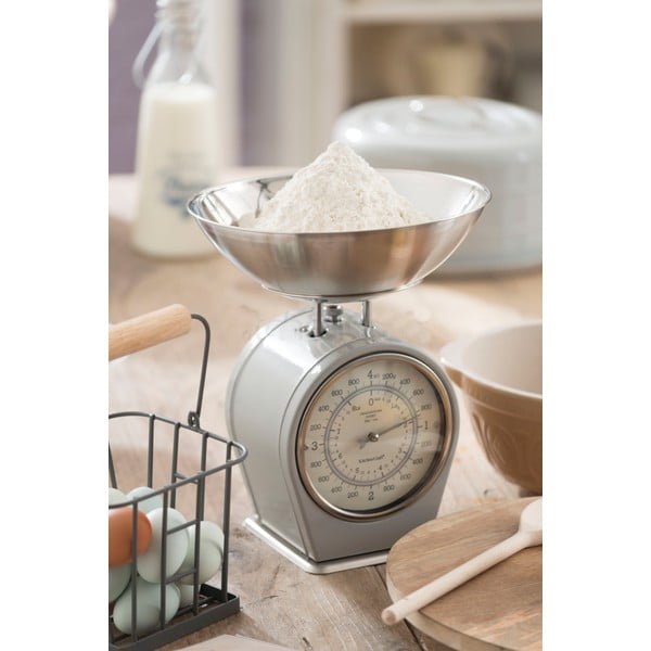Pelēki virtuves svari Kitchen Craft Living Nostalgia, 4 kg-image-1