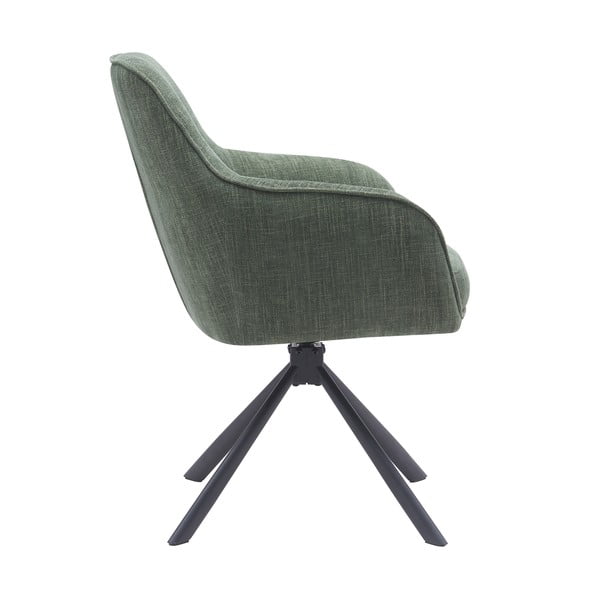 Zaļi polsterēti ēdamistabas krēsli (2 gab.) Avola – Unique Furniture-image-2