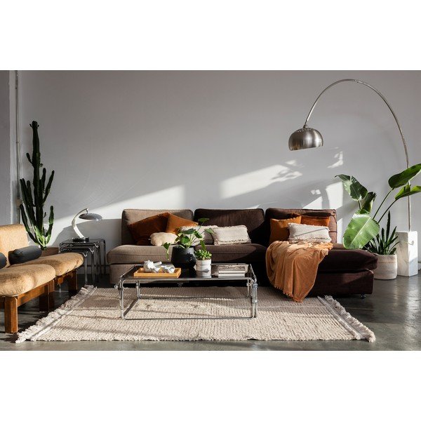 Bēšs kokvilnas paklājs 140x200 cm Duetto Sage – Lorena Canals-image-1