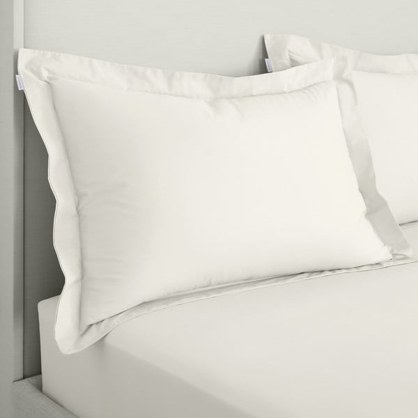Spilvendrānas no kokvilnas perkala (2 gab.) 50x75 cm Cotton Percale – Bianca-image-2