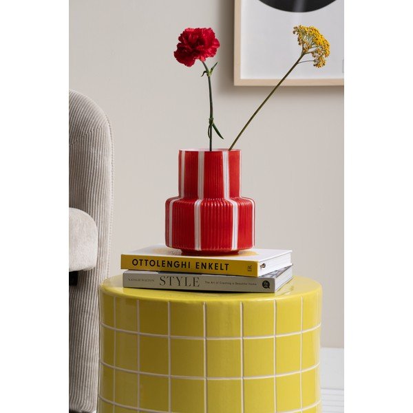 Keramikas apaļš sānu galdiņš ø 42 cm Retro Tiles – Leitmotiv-image-3