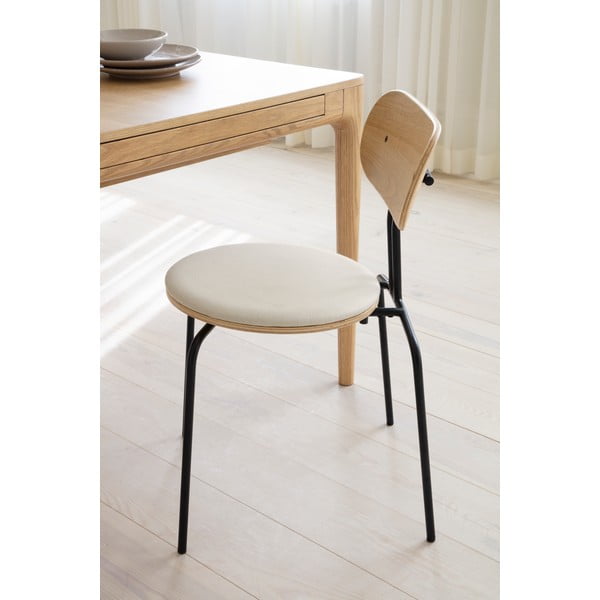 Melns/krēmkrāsas pusdienu krēsls Curious – UMAGE-image-4