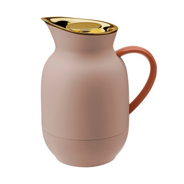 Persiku oranžs plastmasas termosa kanna 1 l Amphora – Stelton