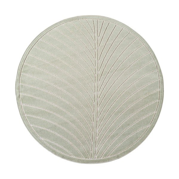 Zaļš apaļš iekštelpu un āra paklājs ø 80 cm Nova 1204 – Ayyildiz Carpets