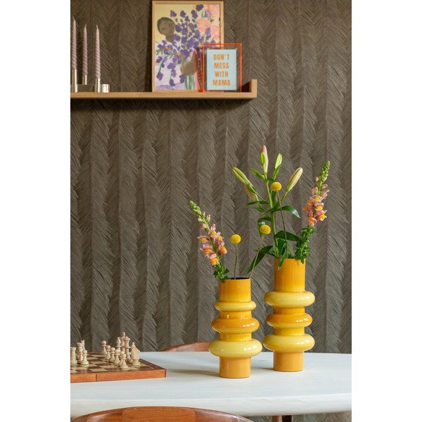 Oranža dzelzs vāze (augstums 30 cm) Grato – PT LIVING-image-1