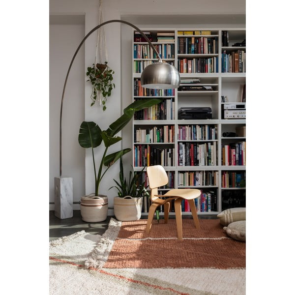 Ķieģeļu sarkans/bēšs kokvilnas paklājs 170x240 cm Duetto Toffee – Lorena Canals-image-1