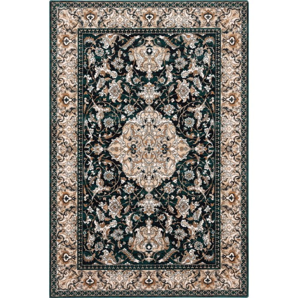Zaļš vilnas paklājs 200x300 cm Lauren – Agnella