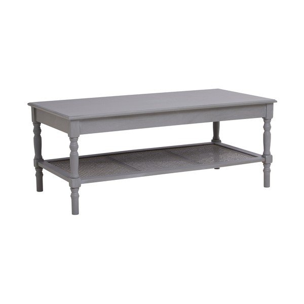 Pelēks žurnālgaldiņš 60x120 cm Heritage – Premier Housewares