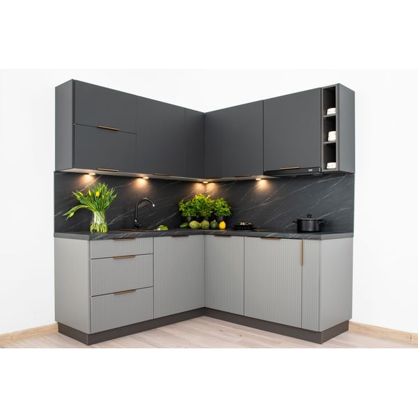 L veida virtuves iekārta ar darba virsmu (ar iekļautu montāžu) 370 cm Rowan – STOLKAR-image-3