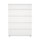 Balta augsta kumode 77x107 cm Nova – Tvilum