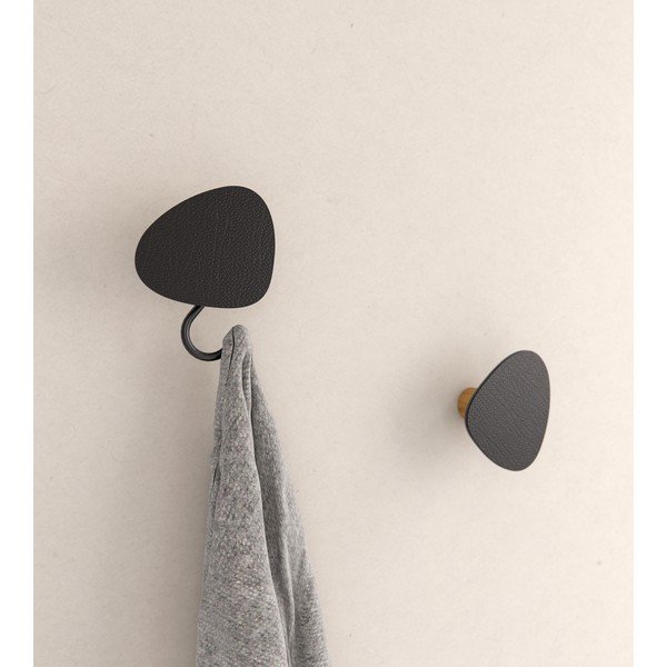Melns tērauda sienas āķis Dot L Bull – LIND DNA-image-1