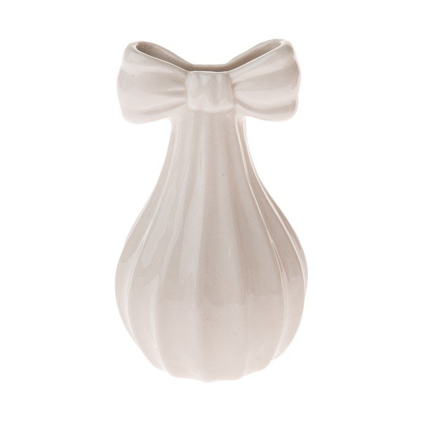 Krēmkrāsas porcelāna vāze (augstums 12 cm) – Dakls