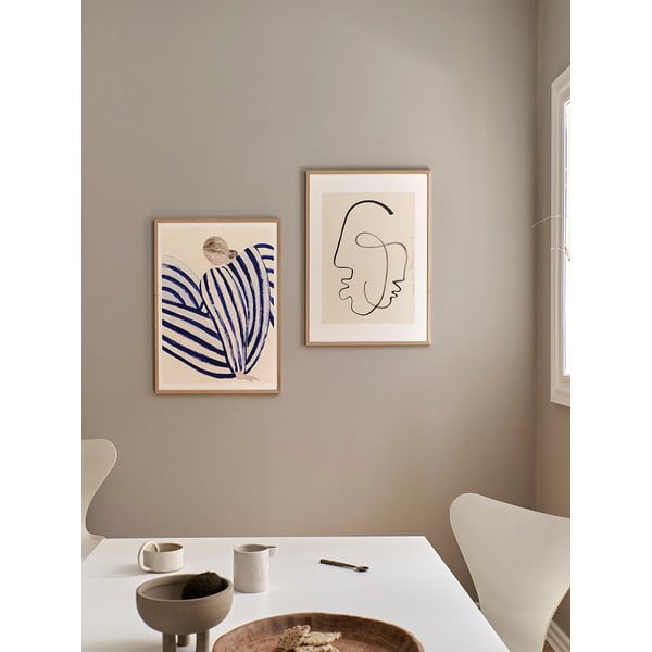 Plakāts 30x40 cm Blue Stripe at Concorde – Sofia Lind – The Poster Club-image-1