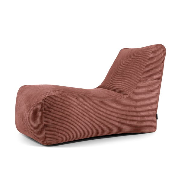 Ķieģeļu sarkans velveta sēžammaiss Lounge – SLOWDOWN