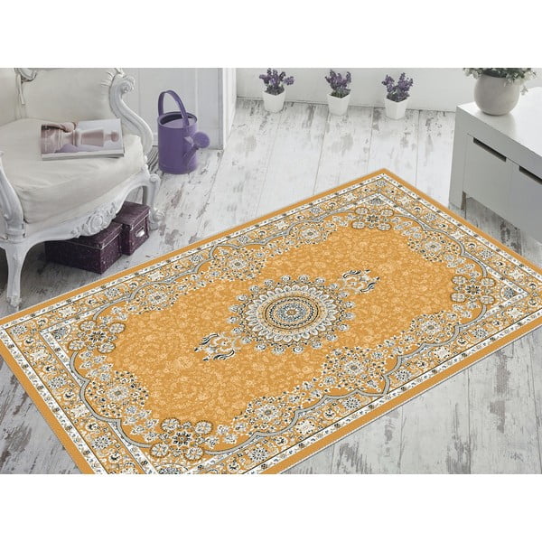 Dzeltens paklājs Vitaus Luka, 120 x 180 cm-image-1