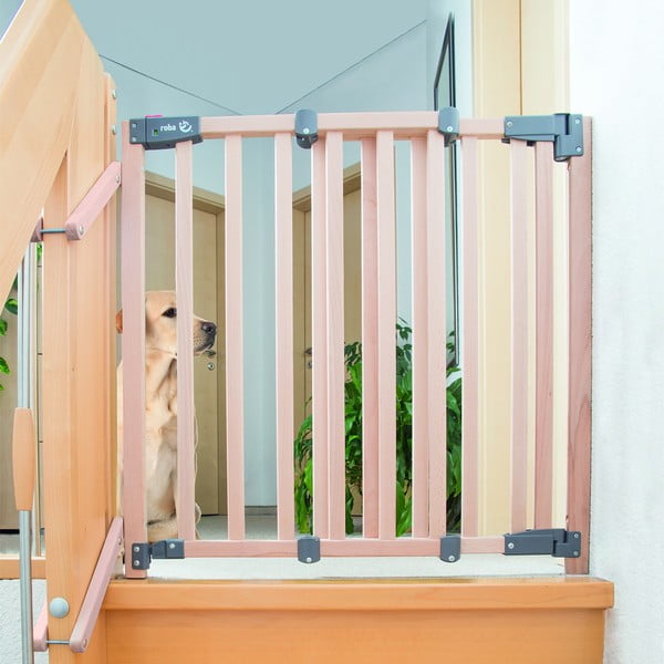 Dabīga toņa dižskābarža masīvkoka durvju barjera – Roba-image-3