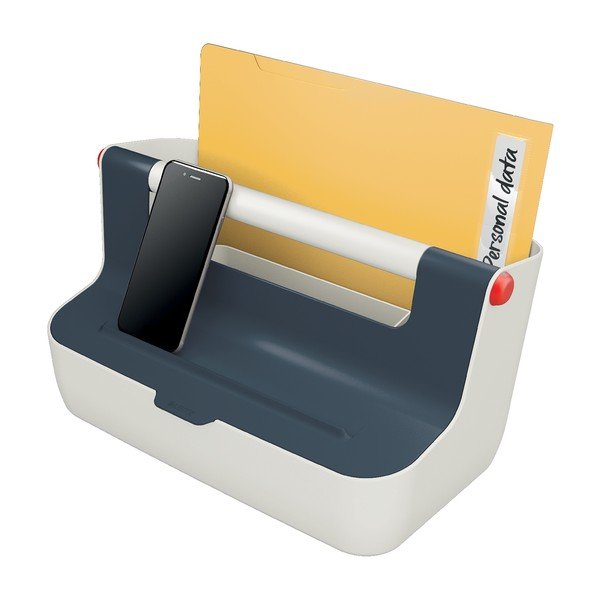 Pelēka pārnēsājamā kaste ar organizatoru Leitz Cosy-image-3