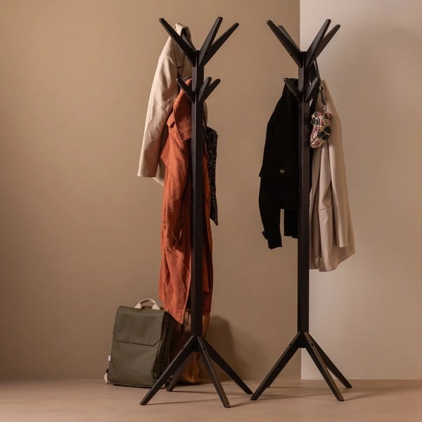 Melns bērza masīvkoka pakaramais Studio – WOOOD-image-1