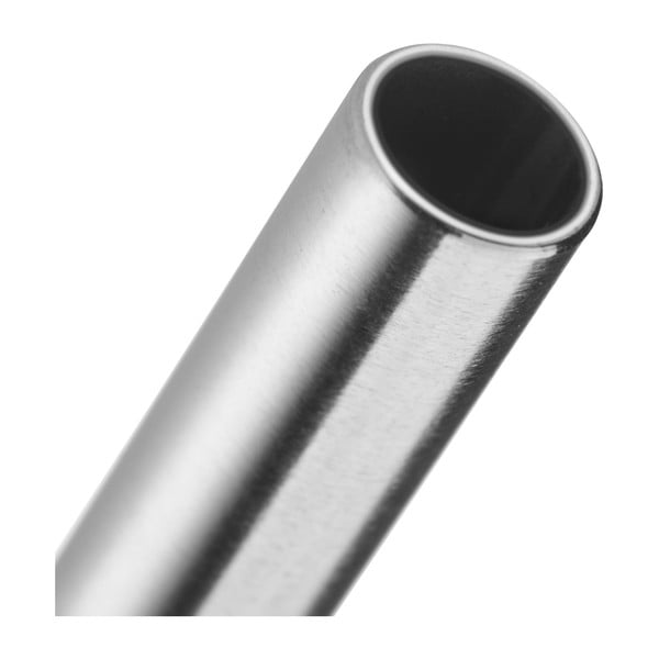 4 nerūsējošā tērauda salmiņu komplekts un Westmark tīrīšanas birste-image-2