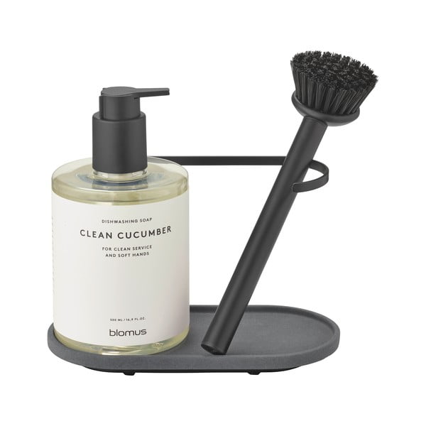 Pelēks betona mazgāšanas līdzekļu turētājs Dhuva – Blomus-image-3