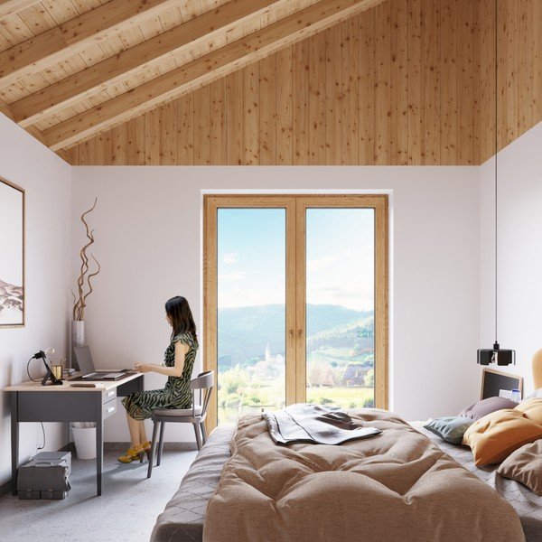 Melna piekaramā lampa ar metāla abažūru ø 24 cm Rossario – Sollux-image-4