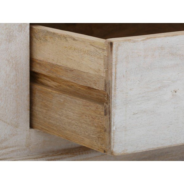 Balts mango masīvkoka drēbju skapis 100x175 cm Rana – Støraa-image-4