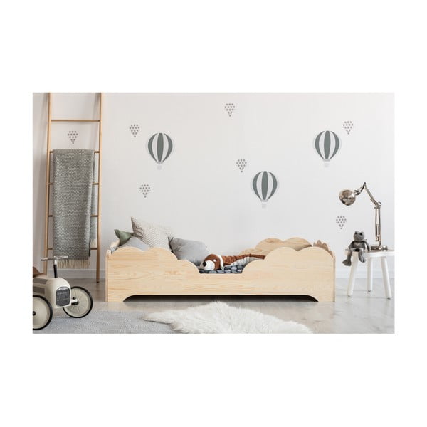 Bērnu gulta no priedes koka Adeko BOX 10, 100 x 180 cm